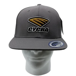 Ahead Headgear Cycra klassisch geschnitten Druckknopflasche Graphit/Schwarz 100 % Baumwolle Mütze neu mit Etikett - Bild 1 von 10