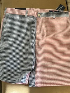 VINEYARD VINES gingham checked shorts, mens 34, nwt - Picture 1 of 2