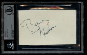 Barry Nelson d2007 signed autograph 3x5 card 1st Actor to Portray James Bond BAS