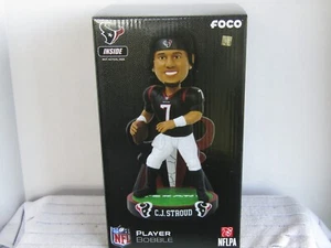 CJ Stroud Houston Texans Single-Game Rookie Passing Record LE Bobble of 123 - Picture 1 of 5