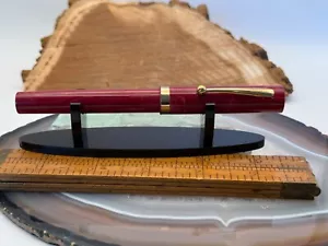 Vintage Sheaffer No Nonsense Red Marble Fine Fountain Pen Gold Nib--631.25 - Picture 1 of 7