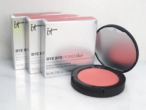 IT COSMETICS BYE BYE PORES BLUSH NATURALLY PRETTY (WARM PEACH) 0.192 OZ LOT OF 3 - Picture 1 of 5