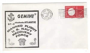 GEMINI 5 - Prime Recovery Ship  USS LAKE CHAMPLAIN - AUG  29, 1965 - Picture 1 of 1