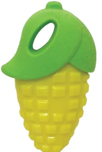Multipet~  Harvesters 5" Rubber Dog Toy Harvest Corn Veggie W/Squeaker - Picture 1 of 1