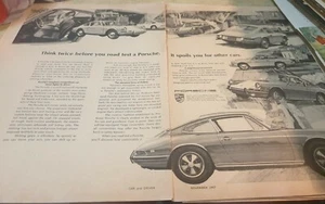 1967  PORSCHE  Original USA Sales Advert  - Picture 1 of 1