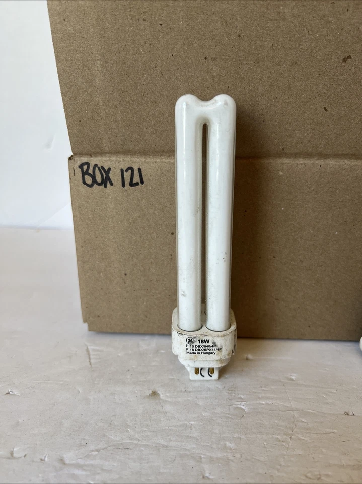 GE F13DBX/840/4P SPX41 Fluorescent 13W Lamp Light Bulb 2Pin G24d1 4100K - Image 1 of 1