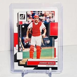2022 Panini Donruss - #195 Johnny Bench Cincinnati Reds - Picture 1 of 2