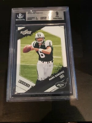 MARK SANCHEZ Rookie 2009 Score #370 **BGS 9 MINT** - Image 1 of 3