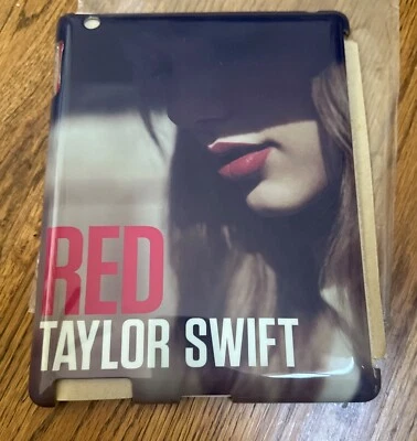 Collectible~TAYLOR SWIFT~RED Ipad Case SPECIAL EDITION RADIO PROMOTIONAL ITEM - Image 1 of 4