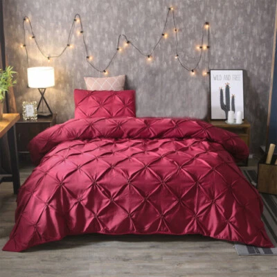 Juego de fundas nórdicas suaves y cómodas de 2/3/4 piezas juegos de fundas edredones a rayas impresas Foto 1 de 4