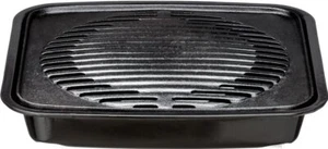 Ishigaki Cast Iron Yakiniku Plate Black BBQ Grill Plate Kitchenware Japan New - Picture 1 of 5