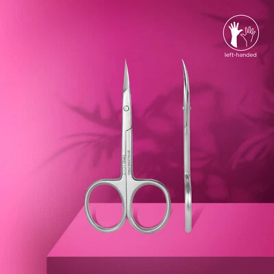 STALEKS PRO Cuticle Nail Scissors EXPERT 11 FOR LEFT-HANDED USERS