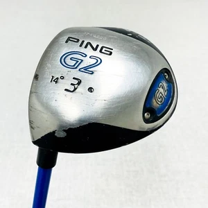 PING G2 Left-Hand 3-Wood. 14 Degree, Regular Flex - Poor Condition # 13997 - Picture 1 of 11