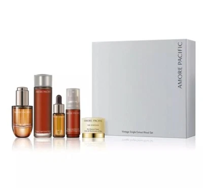 Amore Pacific Vintage Single Extract Ritual Set Anti-Aging Essence Ampoule Mist - Image 1 of 3