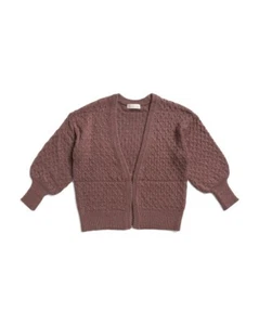 NWT Sz 6 7 8 9  RYLEE & CRU Gretel Cardigan in Plum - Picture 1 of 2