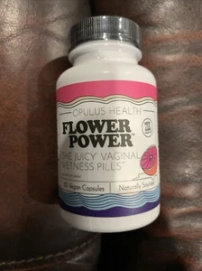 Opulus Health Flower Power, Vaginal Moisturizing Pills, 60 Capsules, NEW - Picture 1 of 2