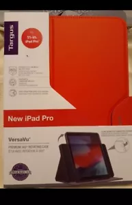 Targus iPad Pro Case VersaVu Apple Premium 360° Rotating Case 11 Inch Red - Picture 1 of 3