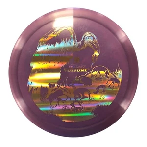 DISC GOLF DISCRAFT BIG Z VULTURE DISTANCE DRIVER 175-176g PURPLE W/ GOLD FOIL - Picture 1 of 1