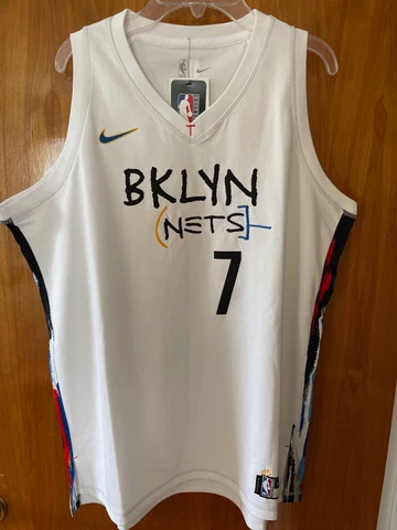 NBA Youth Basketball Original City Edition Jersey Brooklyn Nets Kevin Durant # 7 Cover