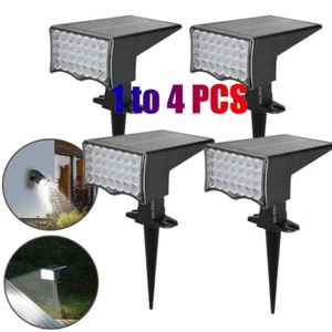 28 LED Landscape Solar Powered Outdoor Garden Path Solar Spot Light Waterproof - Picture 1 of 16
