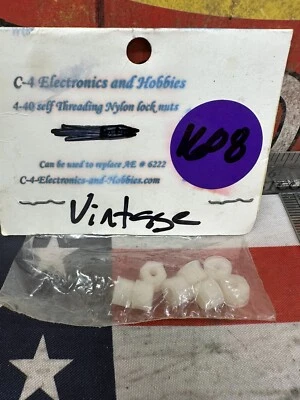 Kyosho Nylon Wheel Nut: M4 x 8pc. NewInPack USA Ship - Image 1 of 4