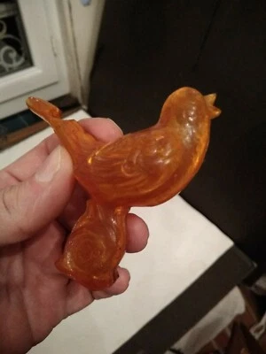 ANCIEN SIFFLET EN PLASTIQUE ORANGE PIE QUI CHANTE années 50/60 / WHISTLE - Photo 1/4