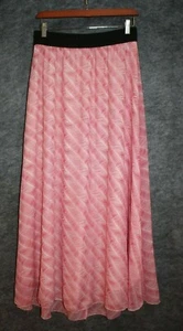 LulaRoe LUCY Skirt S Red & White Black Waistband - Picture 1 of 5