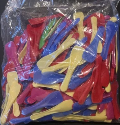 Reusable Plastic Ice cream spoons (500) - Image 1 of 4