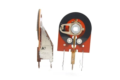 2x Vintage Trimmer / Potentiometer von RFT, 1 MOhm lin., stehend, Resistor, NOS - Bild 1 von 4