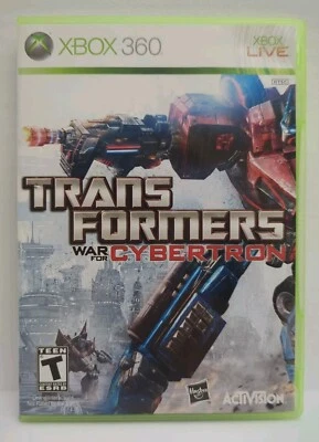 Transformers War For Cybertron (Microsoft Xbox 360, 2010) CIB, Etiqueta Original Foto 1 de 4