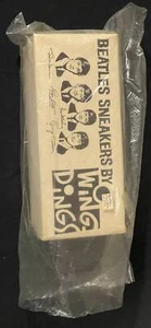 RARE NICE IN BOX BEATLES 1964 WING DINGS SNEAKERS TENNIS SHOES BLUE COLOR 3M - Picture 1 of 10