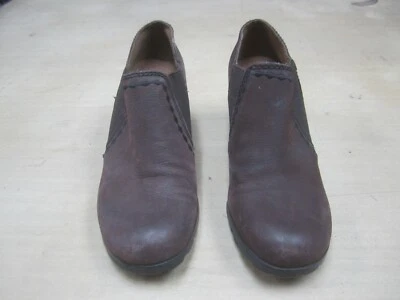 Туфли женские Naturalizer 5,5 коричневые ботильоны на каблуках 2,5 дюйма повседневные без шнуровки комфорт N5 - Изображение 1 из 4