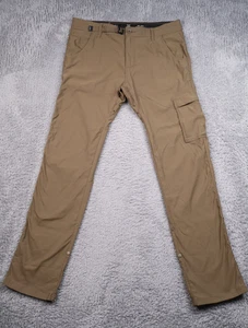 Prana Stretch Zion Hose II Herren Größe 36x34 Braun Slim Fit Cargo Wandern - Bild 1 von 18