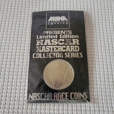 Moneda de carrera MBNA NASCAR 1996 Mastercard Collector Series Brooklyn Michigan Foto 1 de 2