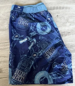 Men’s Bud Light Board Shorts Swim Trunks XL NWT - Picture 1 of 10