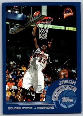 2002-03 Topps Jason Richardson Golden State Warriors #7 - Image 1 of 2