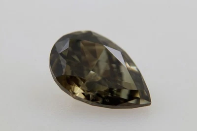 1.00 ct GIA Certified CHAMELEON Natural DIAMOND Fancy Dark Greenish Yellow-Brown - Image 1 of 4