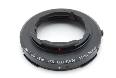 Pentax Mount Adapter 645 for 67 6x7 Medium Format Lens MINT Condition From JAPAN - Image 1 of 4