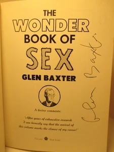 art / humor WONDER BOOK OF SEX signed by GLEN BAXTER 1995 Villard 1st Amer ed - Bild 1 von 11