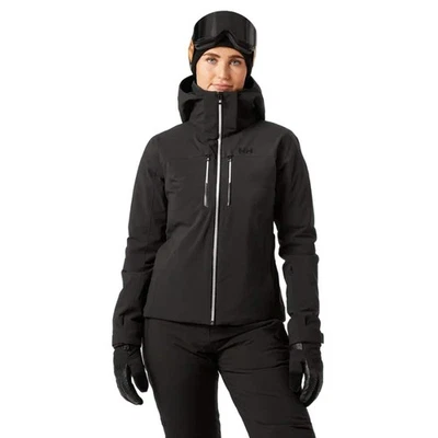 Helly Hansen Women's Alphelia LIFALOFT™ Ski Jacket - Black & White - NEW (65676)