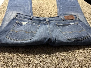 AE AMERICAN EAGLE LOW RISE SLIM BOOT 38X30 MENS JEANS - Picture 1 of 4