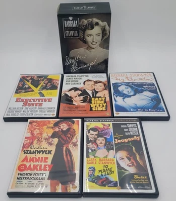 Barbara Stanwyck Warner Signature Collection 5-DVD 6 Film Jeopardy, Reputation - Image 1 of 4