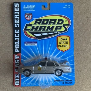 1997 Road Champs Iowa State Patrol Police 1/43 Die cast Car - Picture 1 of 5