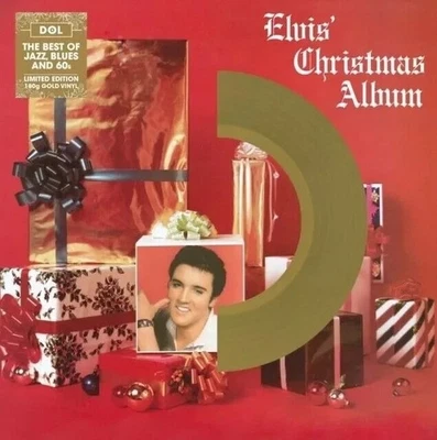 Elvis Presley Elvis' Christmas Album Gold Vinyl LP New & Sealed Free UK P&P Foto 1 de 2