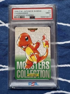 Pokemon Bandai Carddass Charmander Green pokemon BANDAI carddass Green - Picture 1 of 2