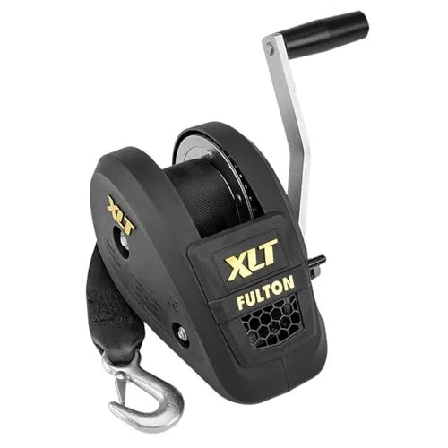 Fulton 142311 Single Speed Winch With 20' Strap and Cover - 1400 Lbs. Capacity