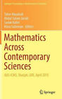 Mathematics Across Contemporary Sciences: AUS-ICMS, Sharjah, UAE, April 2015