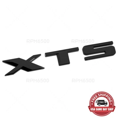 For Cadillac XTS Rear Trunk Decklid Letter Badge Emblem Nameplate Sport Black Foto 1 de 4