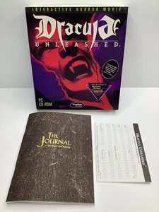 Box+Journal Only Interactive Horror Movie Dracula Unleashed Big Box PC CD-Rom - Picture 1 of 9