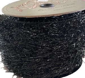 D. Stevens Christmas Robbon Wired Black Backed Ribbon 10 Yds - 2.5” New - Picture 1 of 4